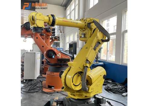 Second Hand FANUC Industrial Robots, Used FANUC Industrial Robots, fanuc palletizing robot Used 6 Axis FANUC Robot 2000iB/165F Working Range 2650mm Payload 165kg